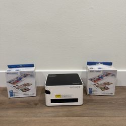 VuPoint Photo Cube Printer and 2 boxes of photo printer