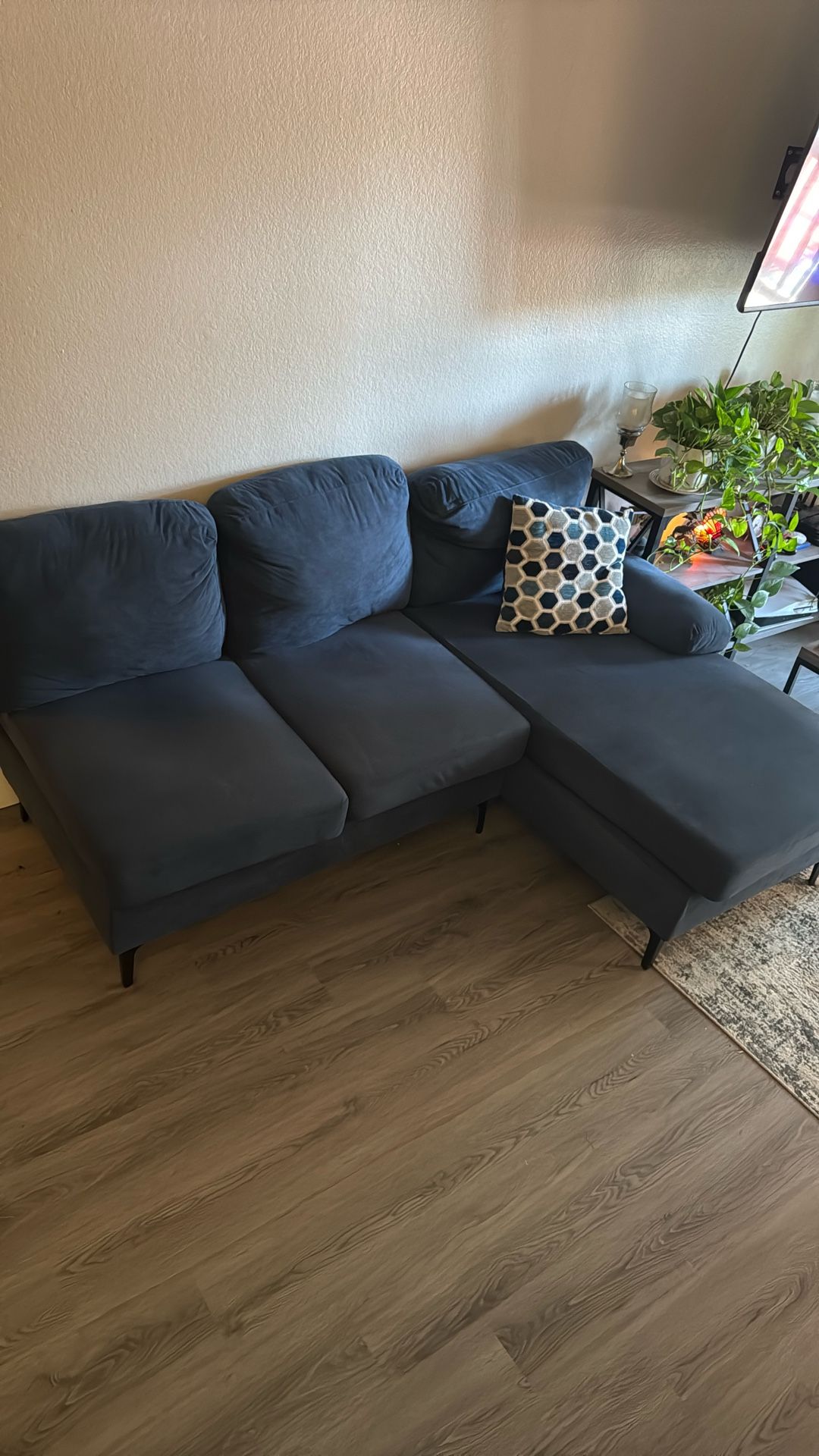 Beautiful Multi Seater Blue Couch