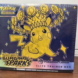 Surging Sparks Pokemon Center ETB