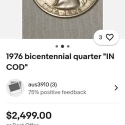 I Have At Least 4 Of Same Exact Coin. If U Know About Collectible Years Of Particular Coins... IM TAKING FIRST REASONABLE OFFER...l