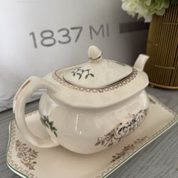 New! Spode Coffee / Tea Porcelain Pot! Christmas Tree Collection! 