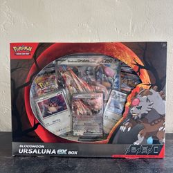 Pokemon Blood moon Ursaluna Ex Box 