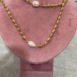 Pearl Steal Bead Set 