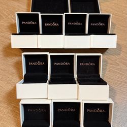 Authentic Pandora Jewelry Boxes Bundle