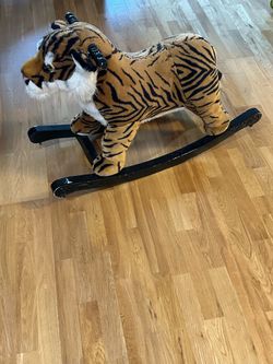 Rocking tiger for toddlers