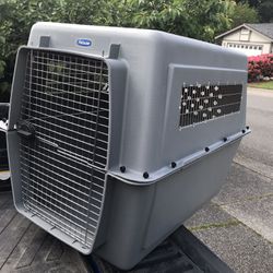 XXL Dog Kennel Crate Carrier Airline Approved like New 48” L by 32” W by 36” High 