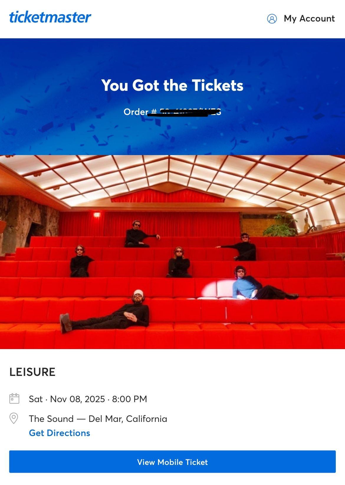 Leisure Tickets Del Mar