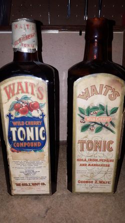 Antique tonic bottles-STILL SEALED!