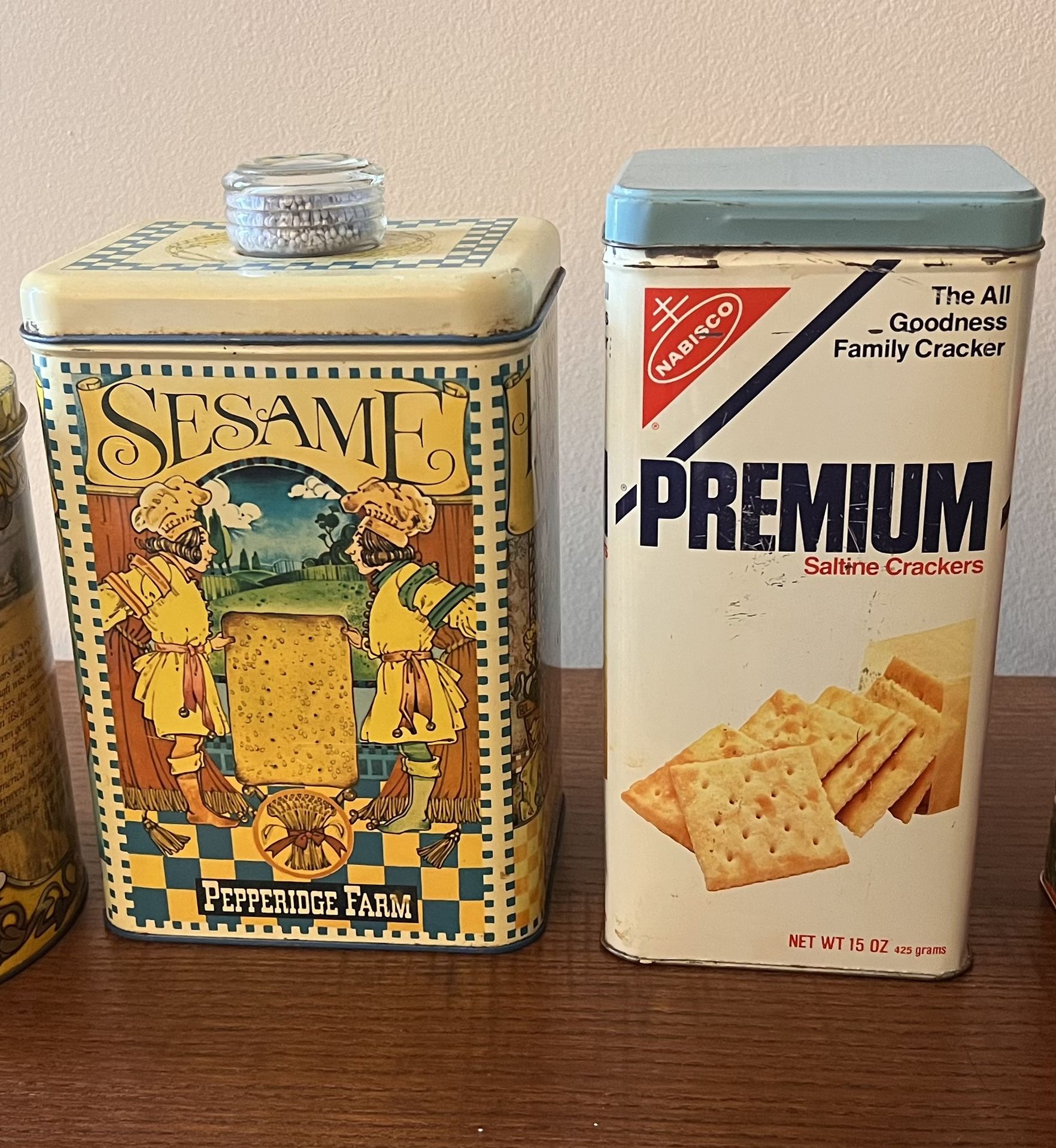 2 Vintage/Collectors Storage Tins - $20 Each or both for $30