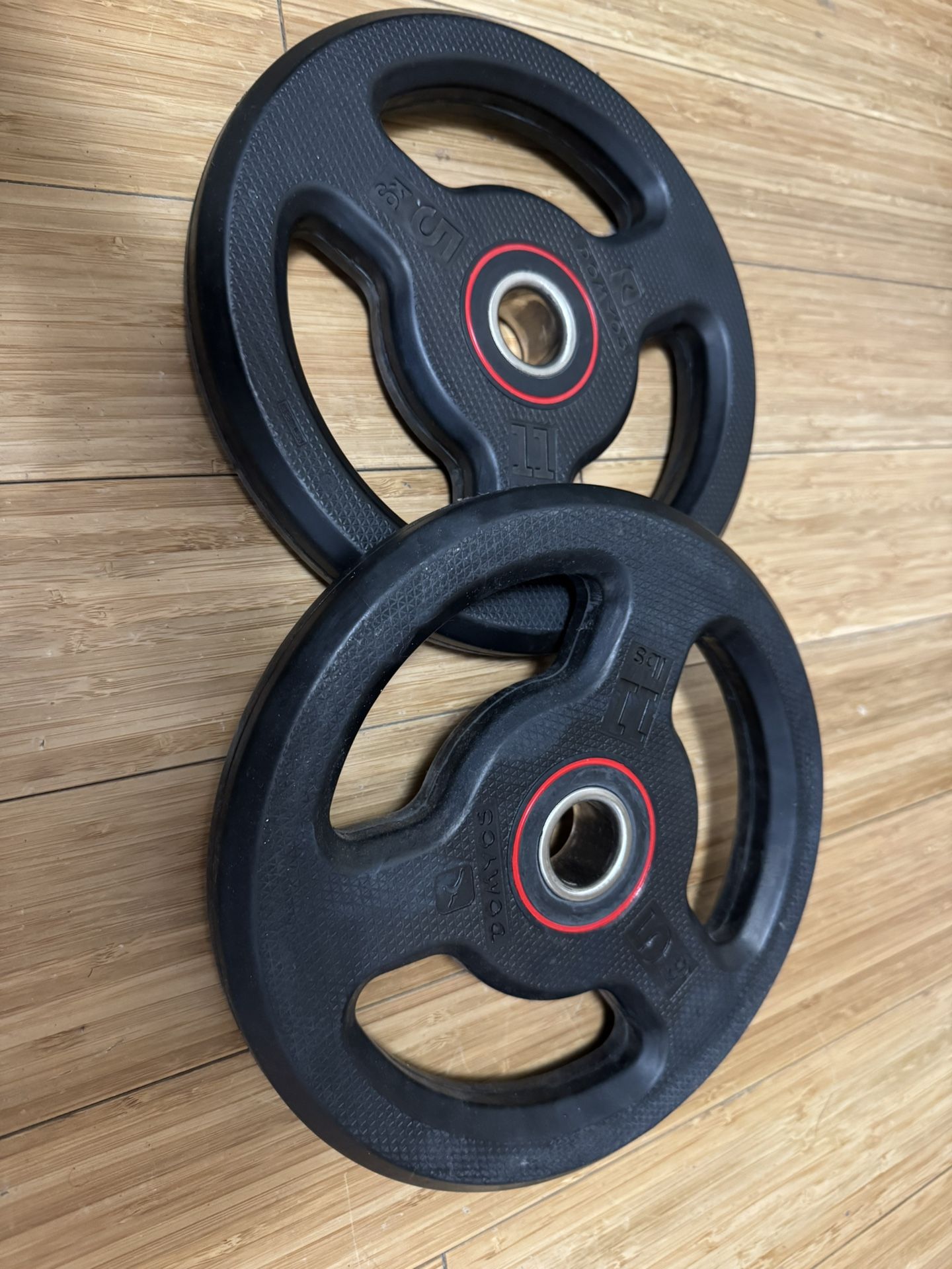 Two 11lbs Weight Plates (standard)