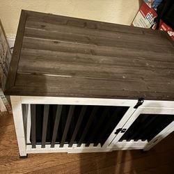 Foldable / Portable Wooden Dog Cage 