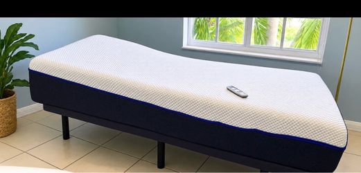 Twin Adjustable Bed with Nectar Cooling Mattress