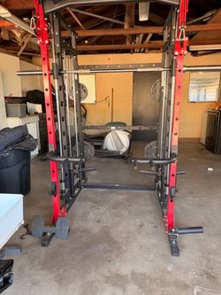 Smith Machine Power Rack with Cable System