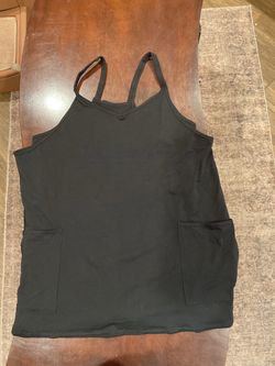 Black Romper with Pockets Women’s 2XL