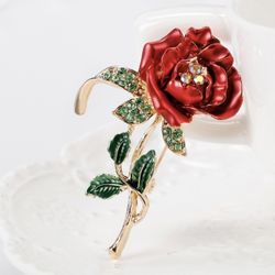 Delicate Rose Brooch