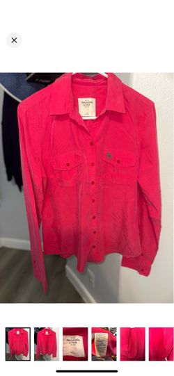 Abercrombie & Fitch Pink Button-Up Women’s Shirt