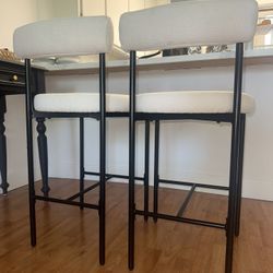 Nathan James Boucle Counter Stools