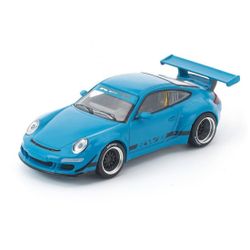 Pop Race 1:64 Porsche 997 RWB Brazil Exclusive PR640444 Diecast Model