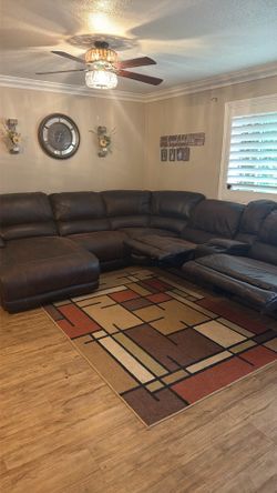 Brown Sectional