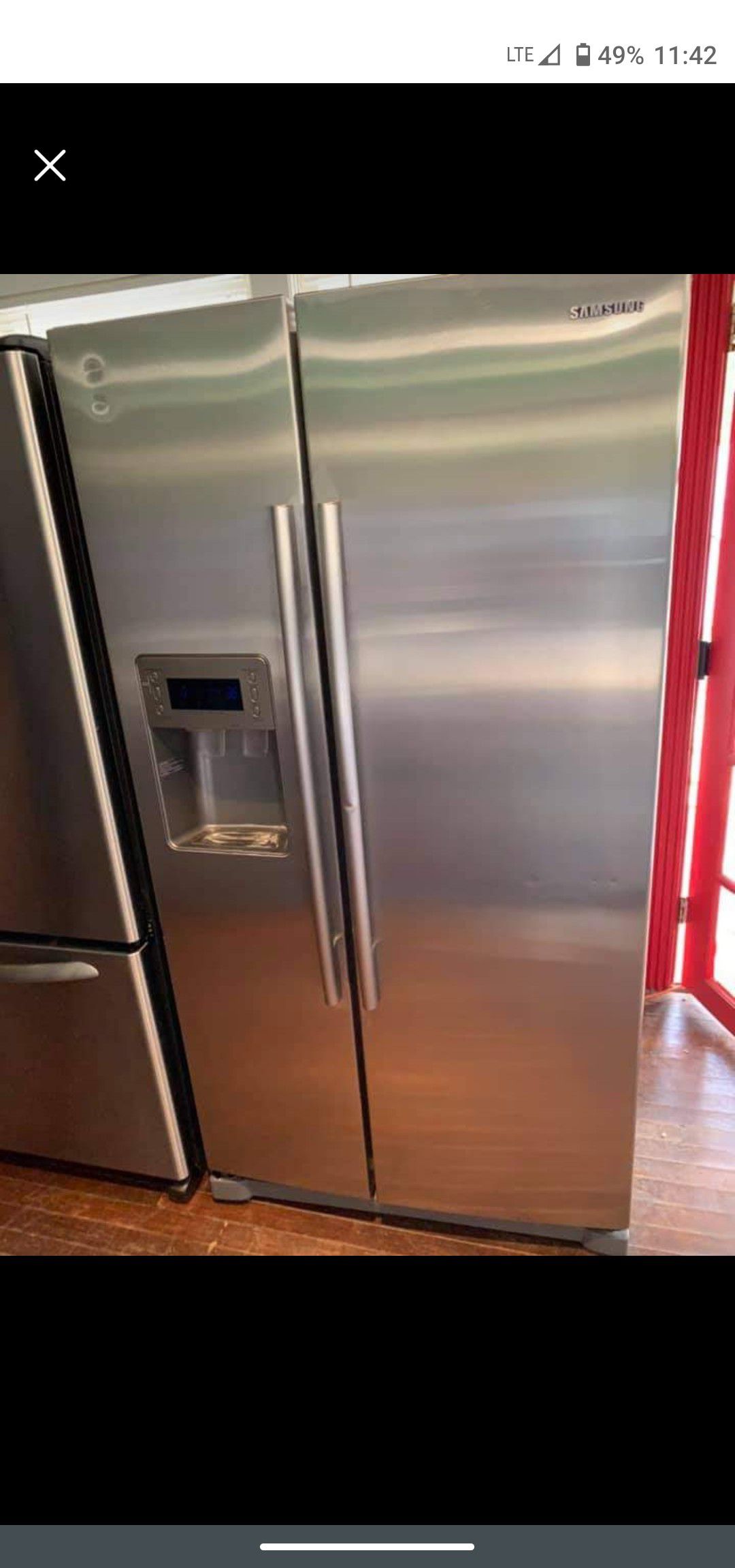 Samsung stainless steel sxs Refrigerator