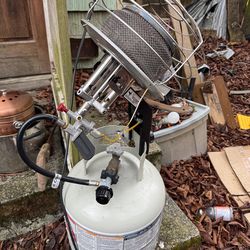 Tank gas with a heater