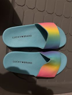 Worn Only In Store Slides Size 7 