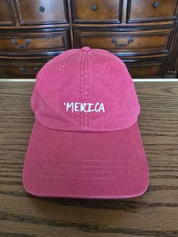Brick red 'Merica hat by State Of Mine