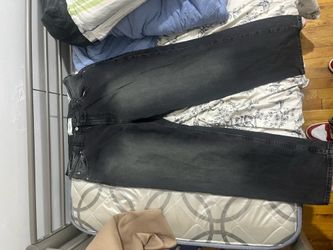 Hollister Black Washed baggy Jeans.