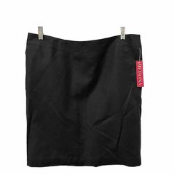 Women's Merona Black Stretch Skirt Sz 16
