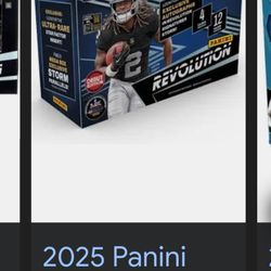 2025 NFL TRADING CARDS MEGA BOX panini revolution