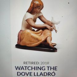 Lladro 2019 Retired Watching The Dove