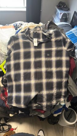 Size large flannel, new from Express