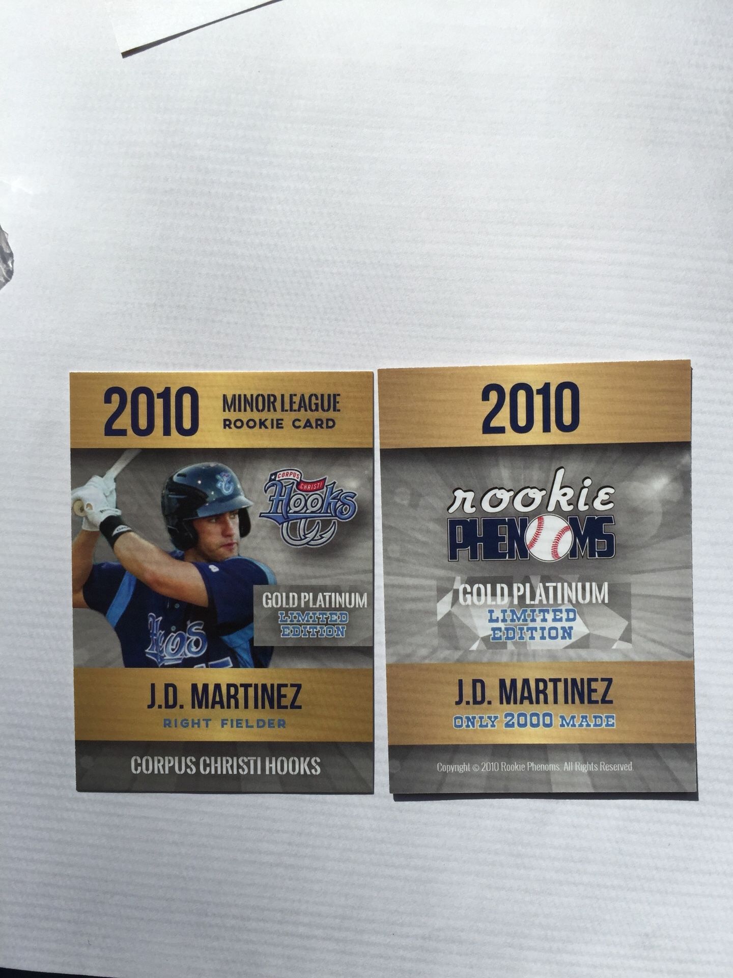 j.D. Martinez card