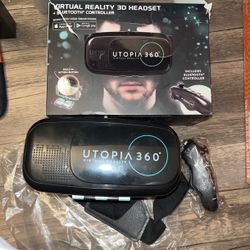 VR 3D Headset + Bluetooth Controller 