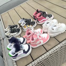 Baby shoes various sizes