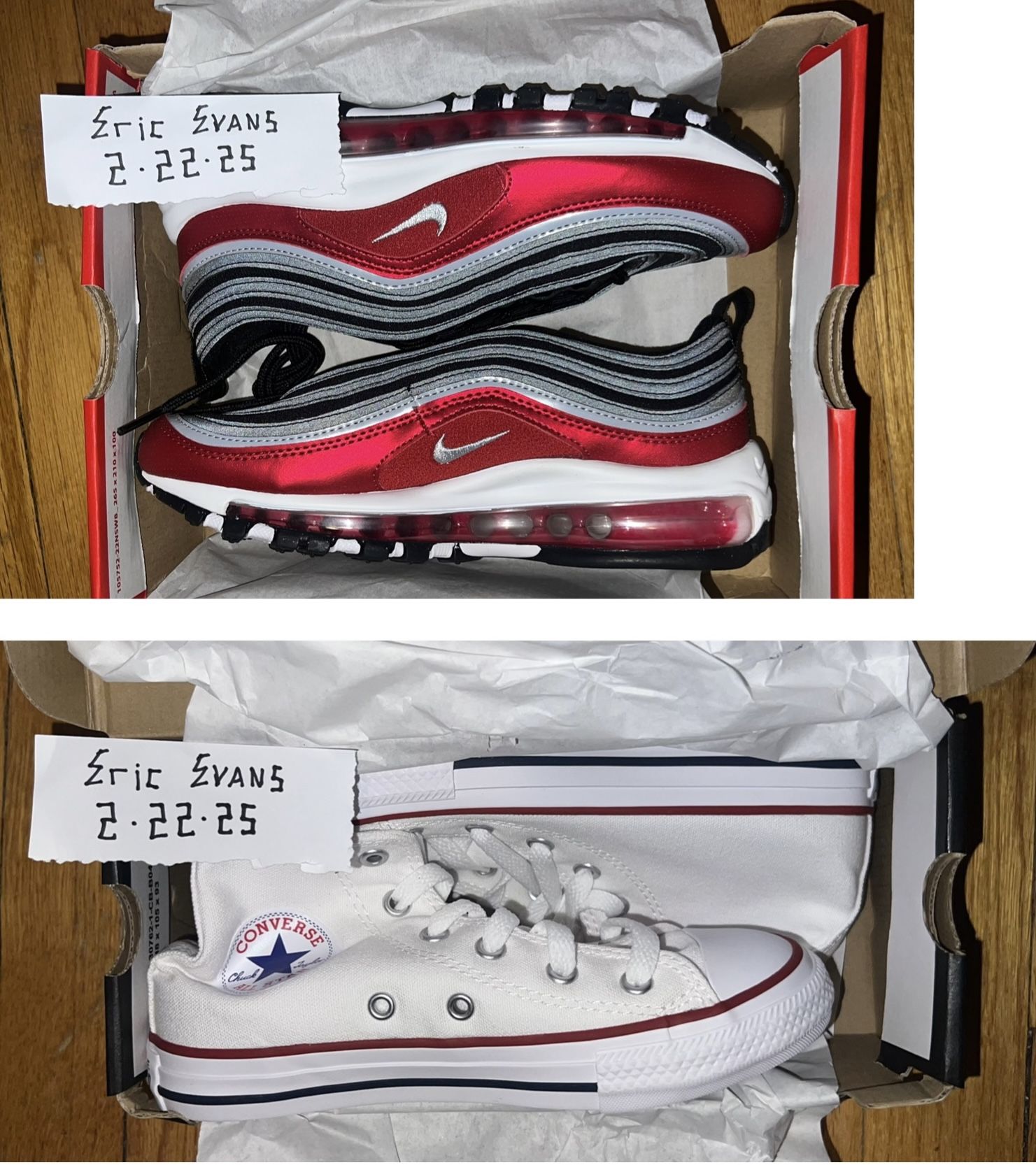 Air Max ‘97, Converse All Star Hi