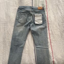Purple jeans