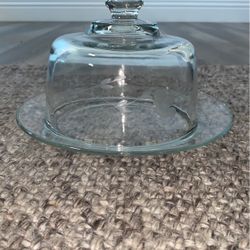 Princess House Glass Quesera