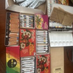 Vintage Art, Oil, Pastels, Paint, Etc. Everything $40