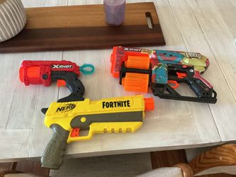3 Nerf Guns