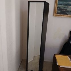 Swivel Mirror with Shelves