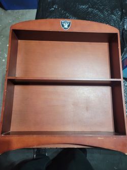 Raiders Shot Glass Or pilsner Glass Shelf