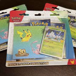Pokemon 30th Anniversary Tech Sticker Alolan Exeggutor