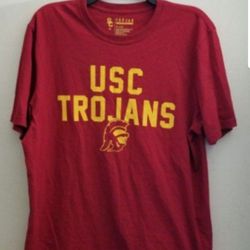 SC TROJAN APPAREL USC TROJANS MEN'S TSHIRT SIZE MEDIUM DARK RED BRAND  NEW WITH OUT TAGS SERIOUS BUYERS ONLY 