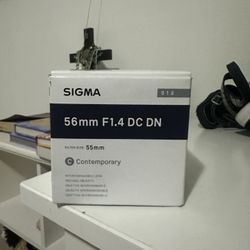 Sigma 56mm f/1.4 DC DN Contemporary Lens for Sony E