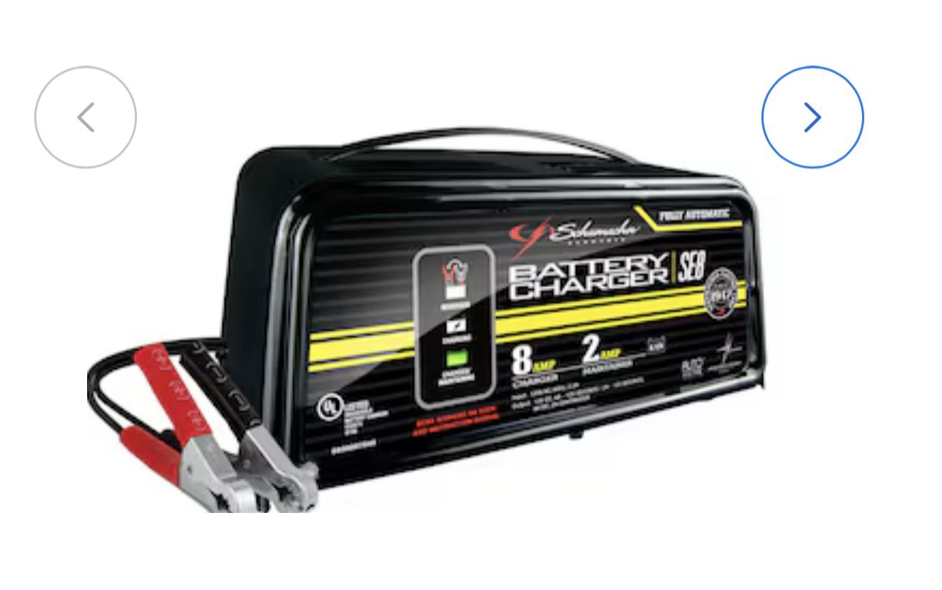 Schumacher Electric 8-Amp 12-Volt Car Battery Charger