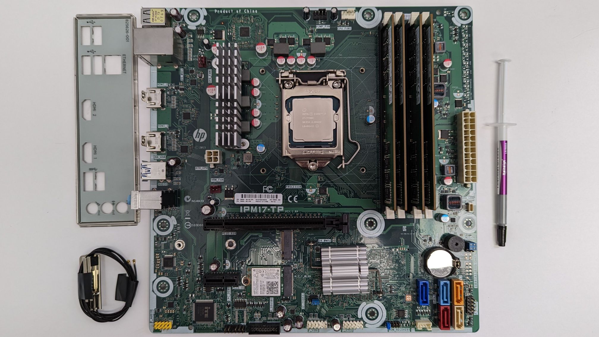 HP Omen Motherboard, Intel 7th gen i7, and 32GB RAM