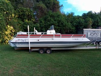 1991 KAYOT HARRIS , 21FT. ULTRA DECK PARTY BOAT.