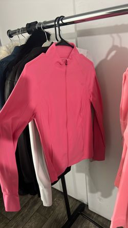 Pink workout jacket