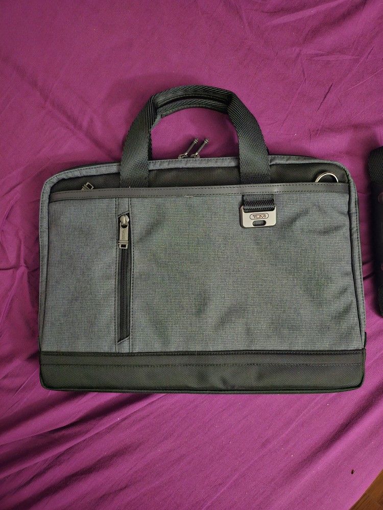 Great Condition, Tumi Burke Portfolio Slim Top Zip Brief Bag